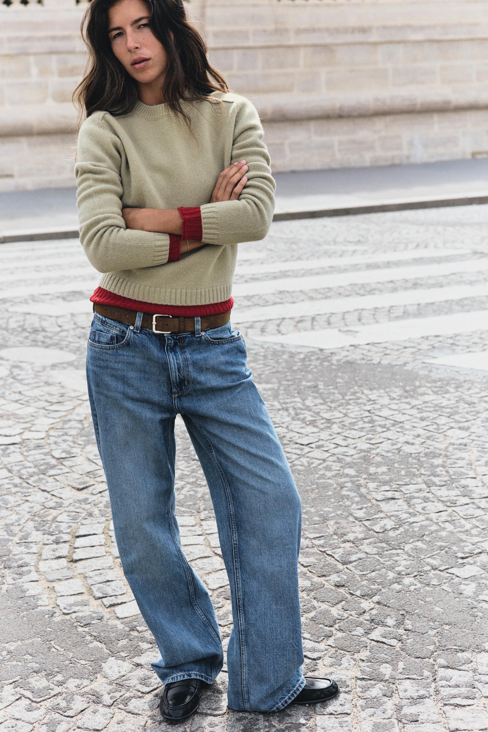 100% WOOL SOLID JUMPER